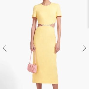 Staud Matteo Dress Wallflower White